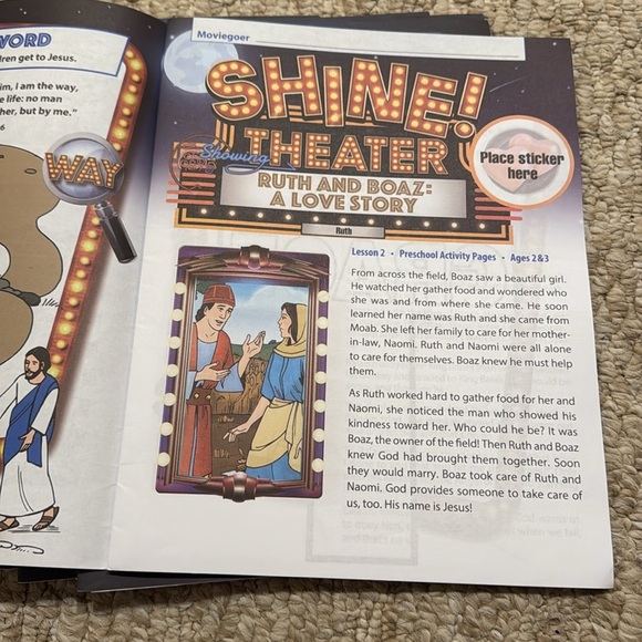 12 Preschool VBS Shine Activity Books & Stickers Ages 2-3 New - Picture 4 of 6